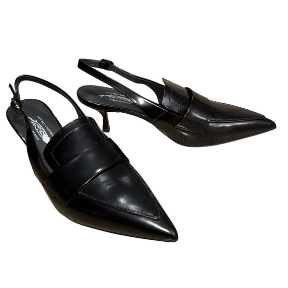 Jeffrey‎ Campbell Literature Women's Slingback Kitten heel Pumps 7 Dressy Office - Picture 2 of 11